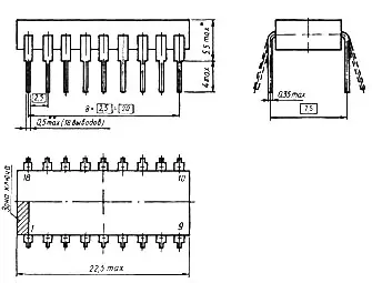 КР1008ВЖ16 микросхема фото 2