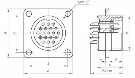РРС5-19-1В вилка Разъемы разное фото фото 2