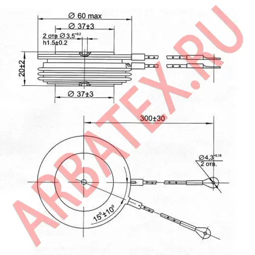 ТБ143-320-10 тиристор фото 3