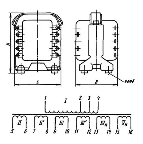 ТПП310-220-400 трансформатор фото 3
