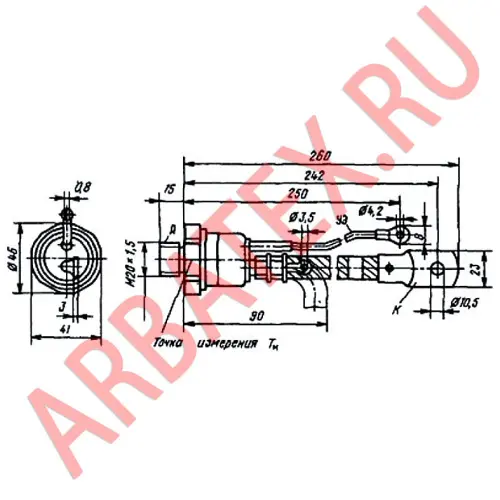 Т15-160-10 тиристор фото 3 Т15-160-10 тиристор фото 3