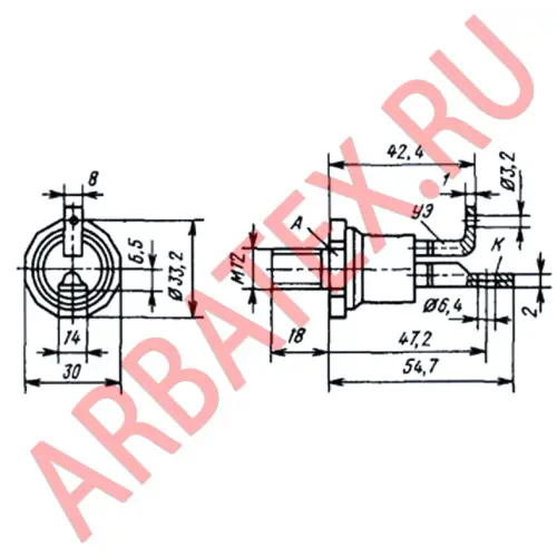 Т15-32-10 тиристор фото 2 Т15-32-10 тиристор фото 2