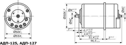 АДП-125 электродвигатель фото 3 АДП-125 электродвигатель фото 3