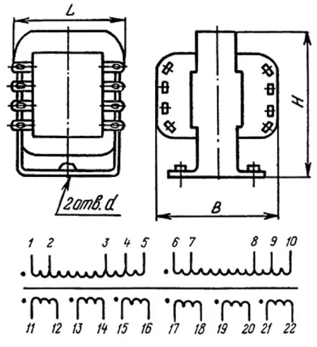 ТПП257-127/220-50 трансформатор фото 3 ТПП257-127/220-50 трансформатор фото 3