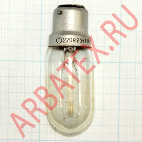 Ц 220-25-1 b22 лампа накаливания  фото 4