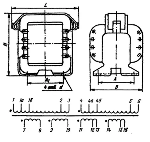 ТН58-127/220-50 трансформатор фото 3