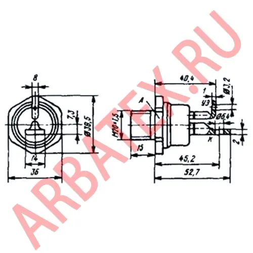 Т15-80-12 тиристор фото 3 Т15-80-12 тиристор фото 3