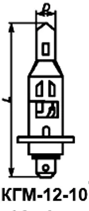 КГМ-12-10 лампа накаливания фото 2 КГМ-12-10 лампа накаливания фото 2