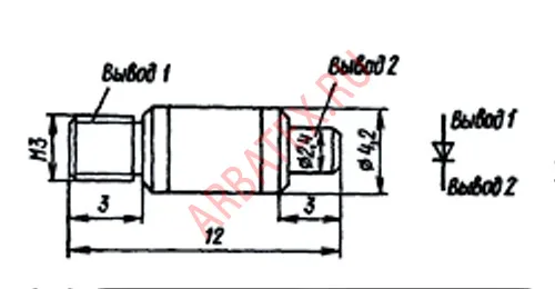 Д403В диод фото 2 Д403В диод фото 2