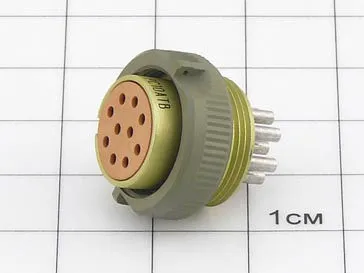 РС10АТВ розетка без кожуха фото РС10АТВ розетка без кожуха Разъемы разное фото