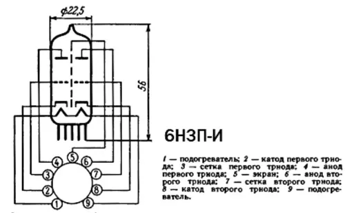 6Н3П-И радиолампа фото 3