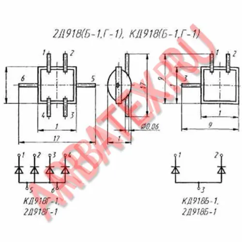 2Д918Г-1Н диодная матрица фото 2